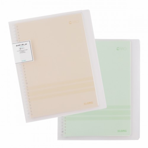 Sổ Binder File Caro nhựa kẹp còng A4 - 40 tờ ; MS: 554