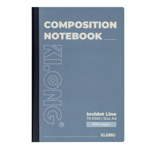 Sổ kẻ ngang may dán gáy Composition Notebook InviDot Line A4 400tr 70/92 MS: 216