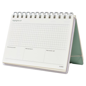 Sổ kế hoạch lò xo kép Standing Planner B6 160 trang 100/76; MS: 945