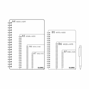 Sổ Lite Binder Dash Caro bìa PP còng nhựa 2 đầu B5 120 trang 100/76; MS: 806