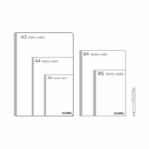 Sổ vẽ phác thảo giấy trơn Sketch Book A5+ 50 tờ 150 g/m²; MS: 762