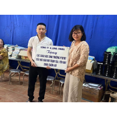 Tài trợ cho các em học sinh vùng sâu vùng xa ở Trạm Tấu - Yên Bái