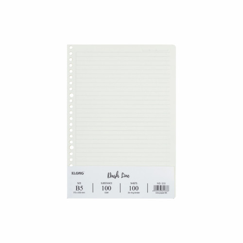 Ruột sổ còng Dash Line B5 100 tờ 100/76; MS: 533
