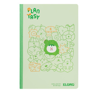 Vở Caro (6 x 6) mm may dán gáy Plantasy B5 80 trang 100/76; MS 220