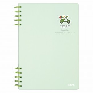 Sổ Dash Caro lò xo kép 2 đầu B5 200 trang 100/76; MS: 505