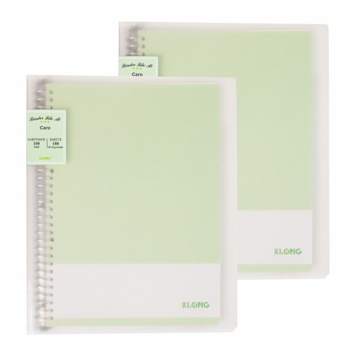 Sổ Caro (6 x 6) mm nét đứt kẹp còng sắt A4 100 tờ 100/76; MS: 522
