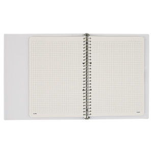 Sổ Caro (6 x 6) mm nét đứt kẹp còng sắt B5 100 tờ 100/76; MS: 530