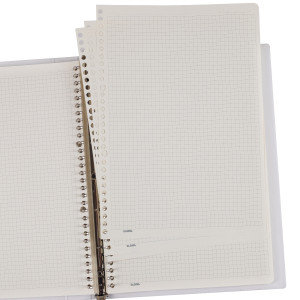 Sổ Caro kẹp còng sắt A4  80 tờ  120/76; MS: 540
