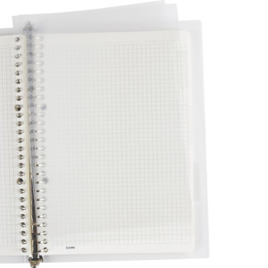 Sổ Caro kẹp còng sắt B5 80 tờ (160 trang) 120/76; MS: 550