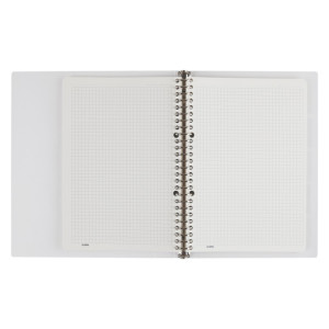 Sổ Caro kẹp còng sắt B5 80 tờ (160 trang) 120/76; MS: 550