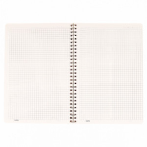 Sổ Caro lò xo kép bìa nhựa 2 mặt B5 200 trang 100/76; MS: 576