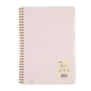 Sổ Caro (6 x 6) mm lò xo kép bìa nhựa 2 mặt B5 200 trang 100/76; MS: 585