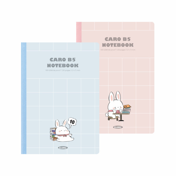 Vở Dash Caro (7 x 7) mm may dán gáy B5 120 trang 100/76; MS: 853