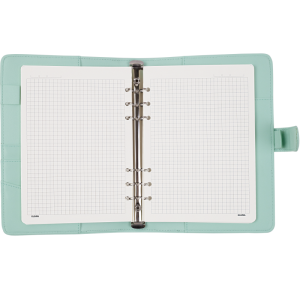 Sổ Caro kẹp còng da PU A5 100 trang 120/76; MS: 992