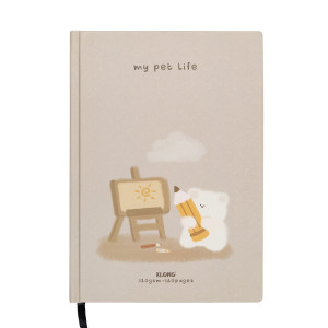 Sổ bìa cứng Dash Caro (6 x 6) mm My Pet Life A5 160 trang 120/76 ; MS: 657