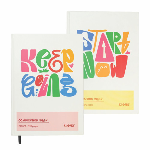 Sổ bìa cứng kẻ ngang InviDot Line Composition Book A4 200 trang 70/76; MS: 662