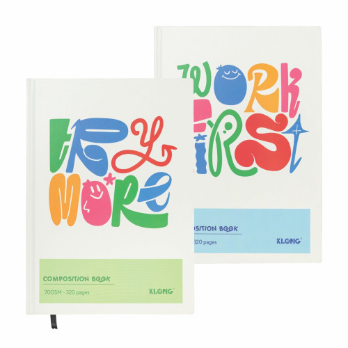 Sổ bìa cứng kẻ ngang InviDot Line Composition Book A4 320 trang 70/76; MS: 663