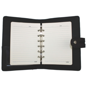 Số kẻ ngang bìa giả da cao cấp kẹp còng A6 240 trang 70/76; MS: 357