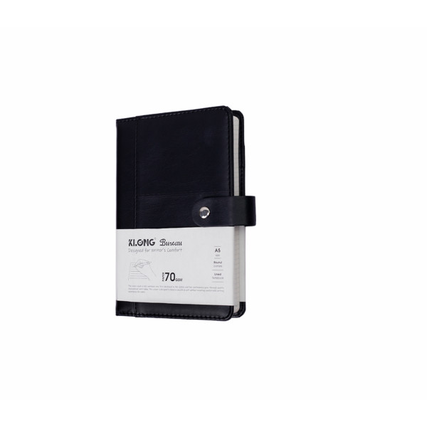 Sổ kẻ ngang nét đứt bìa giả da PU A5 200 trang 70/76; MS: 610