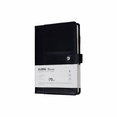 Sổ kẻ ngang nét đứt bìa giả da PU B5 200 trang 70/76; MS: 612