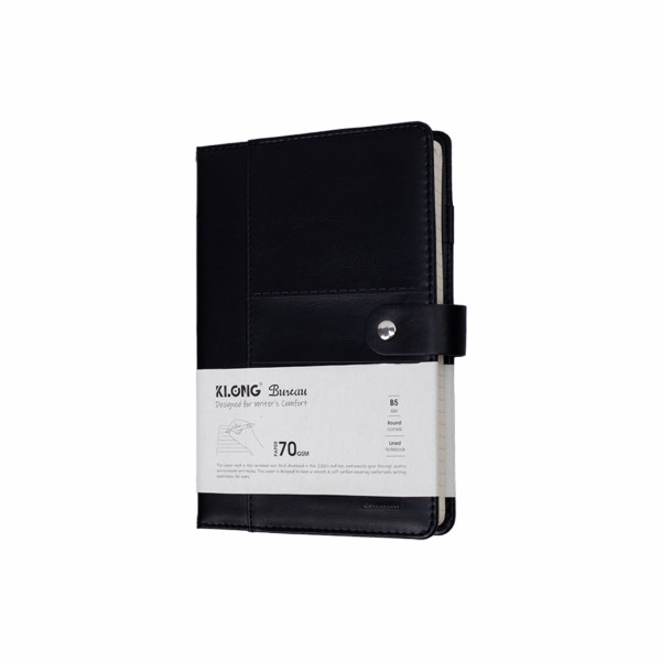 Sổ kẻ ngang nét đứt bìa giả da PU B5 300 trang 70/76; MS: 613