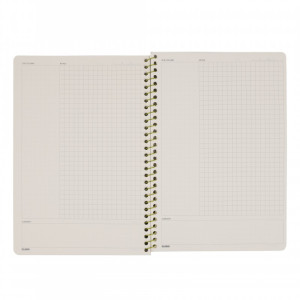 Vở C Notes (6 x 6) mm lò xo đơn bìa nhựa 2 mặt B5 200 trang 100/76; MS: 588