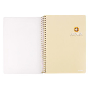 Vở C Notes (6 x 6) mm lò xo đơn bìa nhựa 2 mặt B5 200 trang 100/76; MS: 588