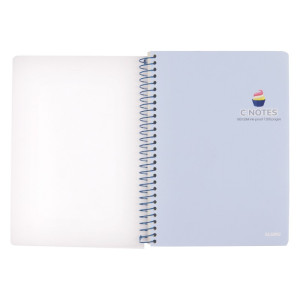 Vở C Notes (6 x 6) mm lò xo đơn bìa nhựa 2 mặt B5 200 trang 100/76; MS: 588