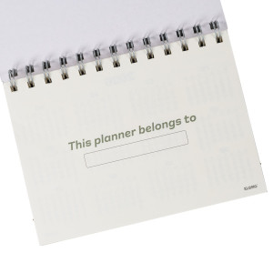 Sổ kế hoạch lò xo kép Standing Planner B6 160 trang 100/76; MS: 945