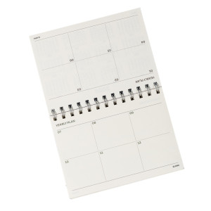 Sổ kế hoạch lò xo kép Standing Planner B6 160 trang 100/76; MS: 945