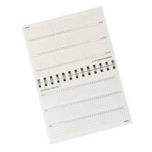 Sổ kế hoạch lò xo kép Standing Planner B6 160 trang 100/76; MS: 945