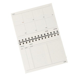 Sổ kế hoạch lò xo kép Standing Planner B6 160 trang 100/76; MS: 945
