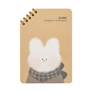 Sổ InviDot Line My Pet Life lò xo kép chéo A6 120 trang 100/76; MS: 964