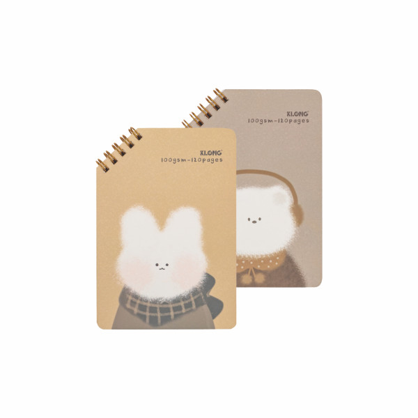 Sổ InviDot Line My Pet Life lò xo kép chéo A6 120 trang 100/76; MS: 964
