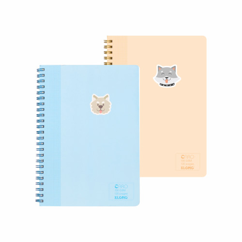 Sổ Caro lò xo kép A5 120 trang 100/76; MS: 535