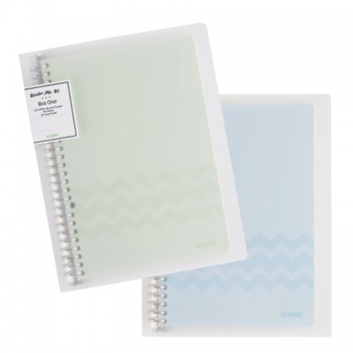 Sổ Dot Grid kẹp còng sắt 26 chấu B5 80 tờ (160 trang) 120/76; MS: 551