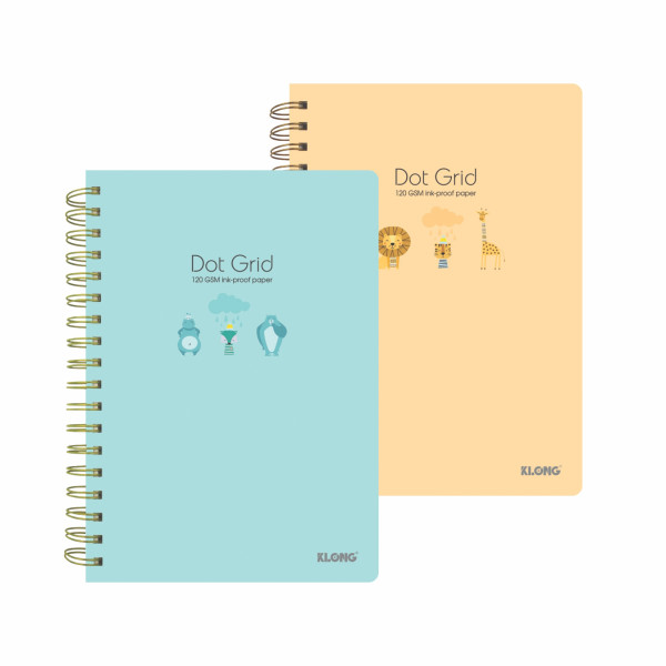 Sổ Dot Grid lò xo kép B5¯ 200 trang 120/76; MS: 960