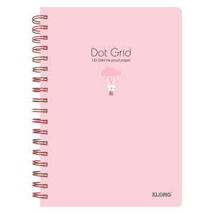 Sổ Dot Grid lò xo kép B5¯ 200 trang 120/76; MS: 960