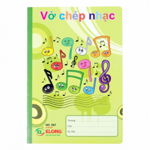 Vở chép nhạc B5¯ 36 trang 70/92; MS: 007