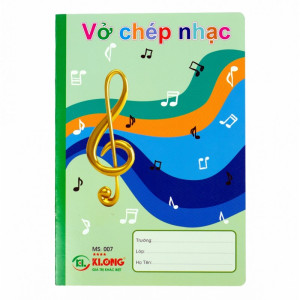 Vở chép nhạc B5¯ 36 trang 70/92; MS: 007