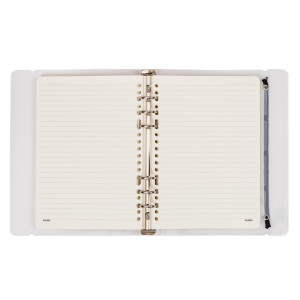 Sổ kẻ ngang nét đứt kẹp còng sắt A5 100 tờ 100/76; MS: 517