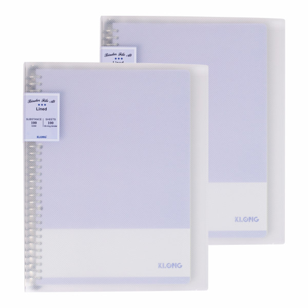 Sổ kẻ ngang nét đứt kẹp còng sắt A4 100 tờ 100/76; MS: 523