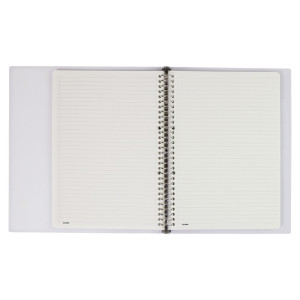Sổ kẻ ngang nét đứt kẹp còng sắt A4 100 tờ 100/76; MS: 523