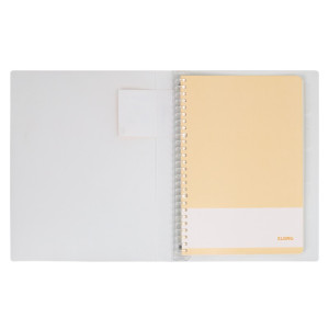 Sổ kẻ ngang nét đứt kẹp còng nhựa 26 chấu B5 50 tờ 100/76; MS: 529