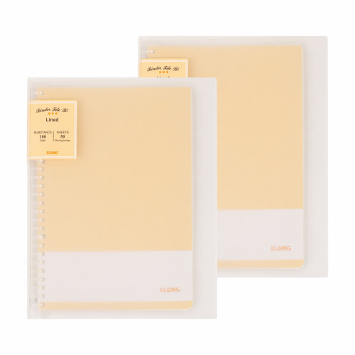 Sổ kẻ ngang nét đứt kẹp còng nhựa 26 chấu B5 50 tờ 100/76; MS: 529