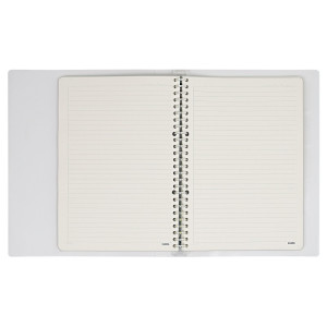 Sổ kẻ ngang nét đứt kẹp còng nhựa 26 chấu B5 50 tờ 100/76; MS: 529