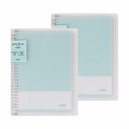 Sổ kẻ ngang nét đứt kẹp còng sắt B5 100 tờ 100/76; MS: 531