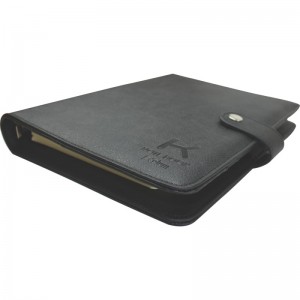 Sổ kế hoạch giả da kẹp còng Kelvin Planner A5 200 trang 70/76; MS: 662