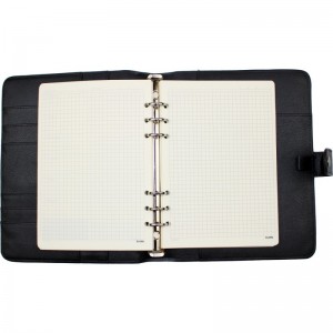 Sổ kế hoạch giả da kẹp còng Kelvin Planner A5 200 trang 70/76; MS: 662
