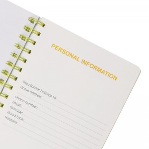 Sổ kế hoạch học tập lò xo kép Study Planner A5 160 trang 120/76; MS: 946